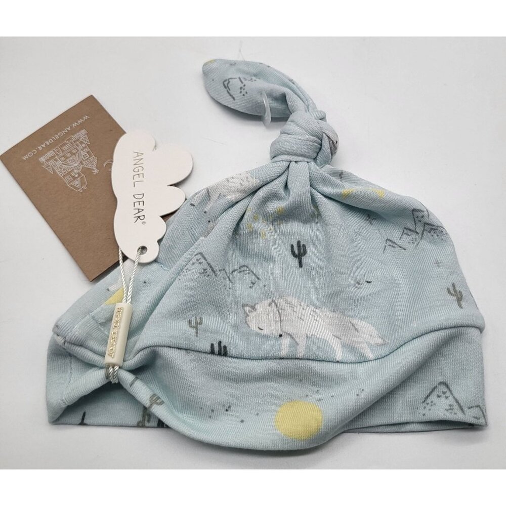 ANGEL DEAR Baby 0-3M Caps x 7 Sports, Blue, Animals, Music, Office Whimsical NWT - Picture 7 of 8